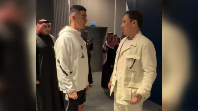 Геннадий Головкин встретился с Криштиану Роналду