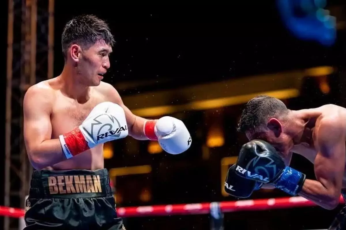 Өзбек боксшысын жеңген Бекман Сойлыбаев чемпиондық атағынан бас тартты