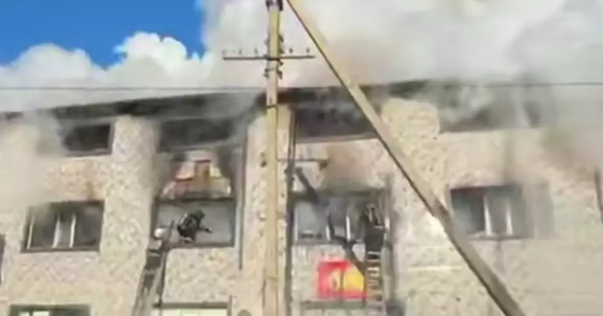  Астанада 3 қабатты ғимаратта өрт шықты 