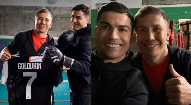 Геннадий Головкин и Криштиану Роналду: как и зачем они встречались раньше? 