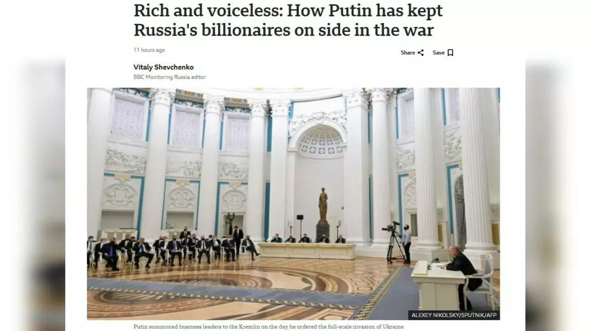 В России количество миллиардеров достигло исторического максимума во время войны