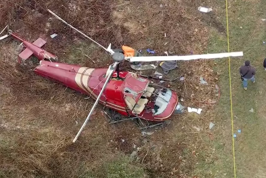 Два вертолета столкнулись в воздухе в США