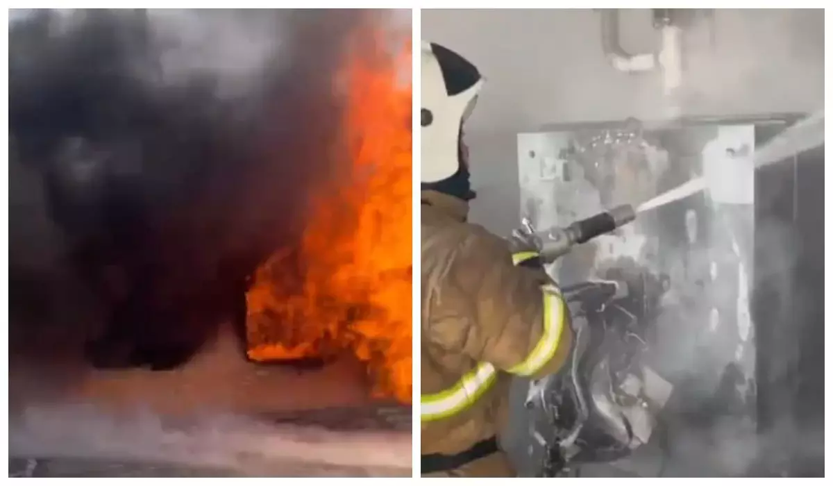 Взрыв произошел на территории школы в Акмолинской области (ВИДЕО)