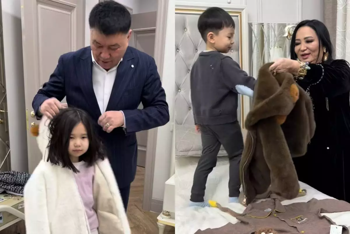 «Осындай ата арман ғой»: Нұртас Айдарбеков немерелерін қуантып, елдің жүрегін елжіретті (ВИДЕО)