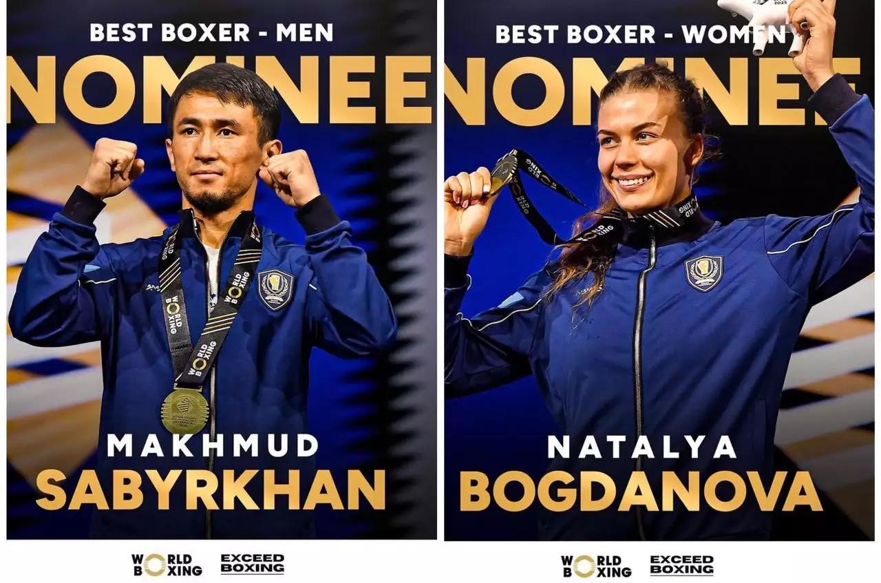 Қазақстандық екі боксшы әлемнің үздік спортшысы атағын жеңіп алды