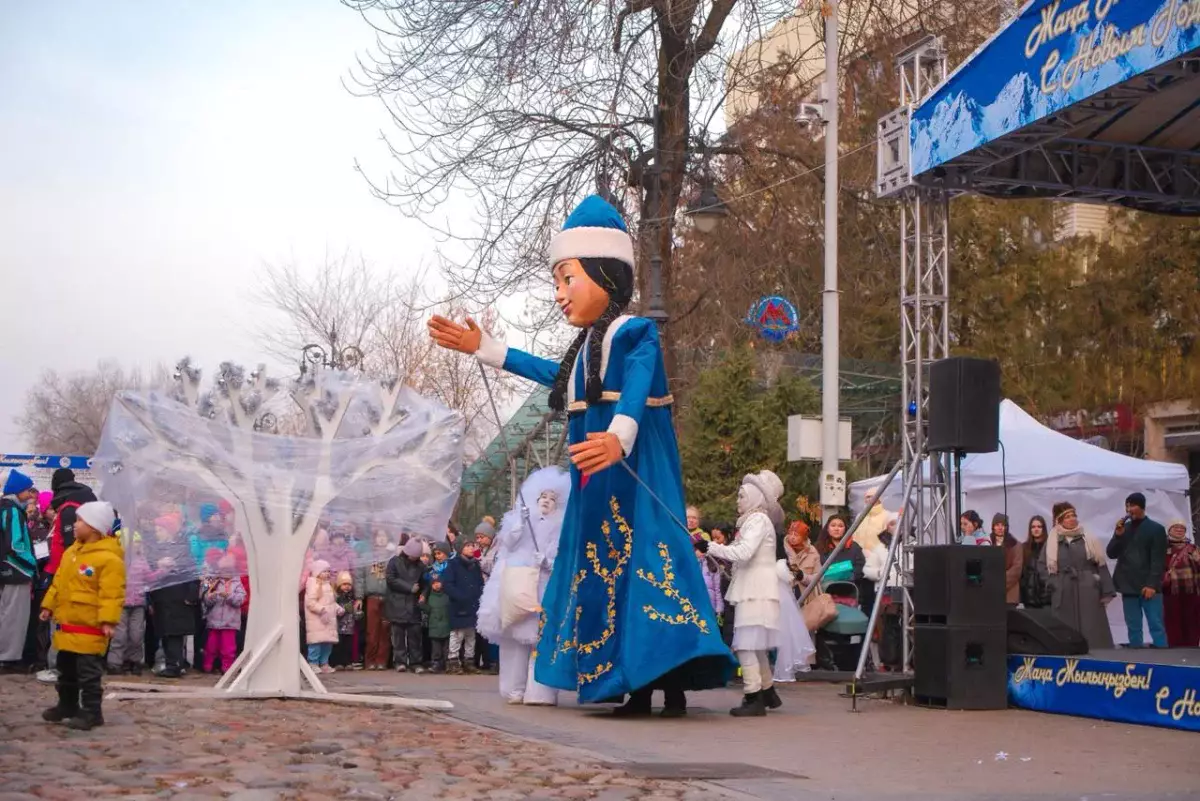 Панфиловтағы жаңа жыл: Алматыда қалалық фестивалі өтті