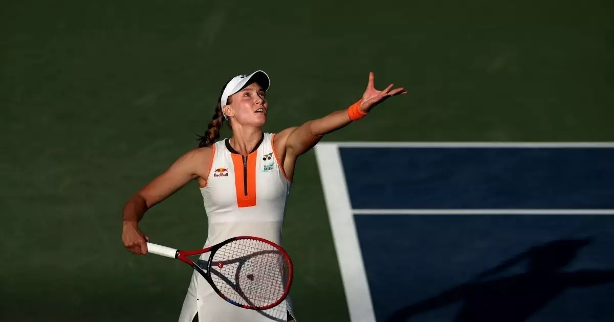   Әлемдік теннис қауымдастығы: Елена Рыбакина үздік бестіктегі орнын сақтап қалды   