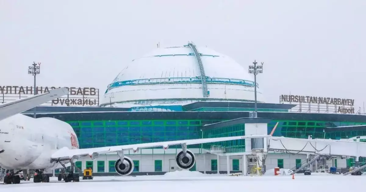  Астана әуежайында ауа райына байланысты рейстер кешігіп жатыр 