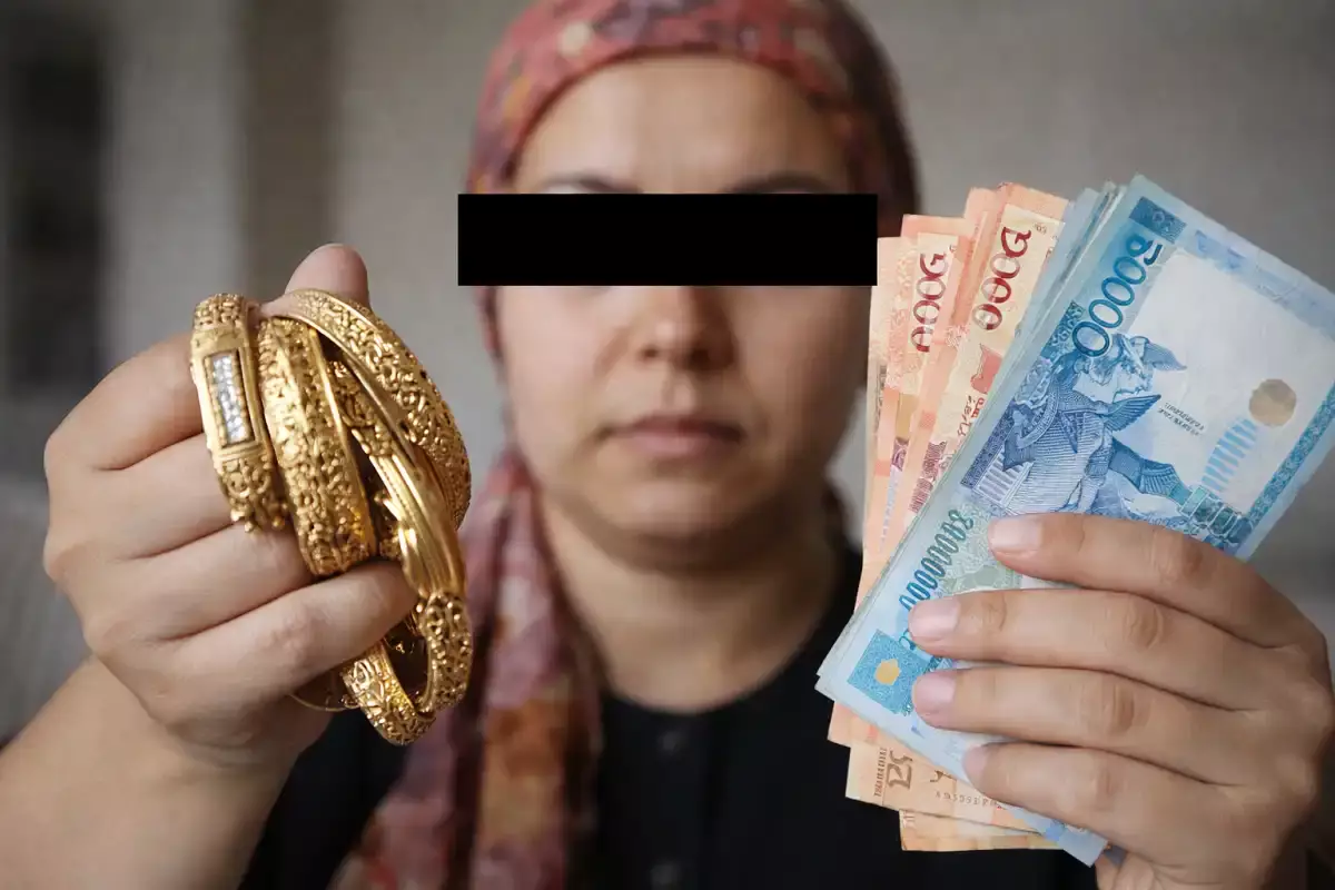 Түркістанда келін енесінің алтын бұйымдары мен ақшасын ұрлап келген