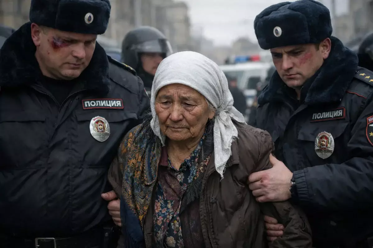 Пожилая казахстанка якобы напала на полицейских в России из-за масла