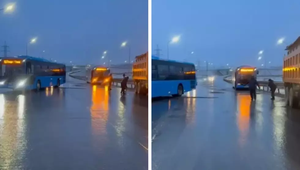 Желтоқсандағы жауын: Астана — Қарағанды тасжолы жабылы