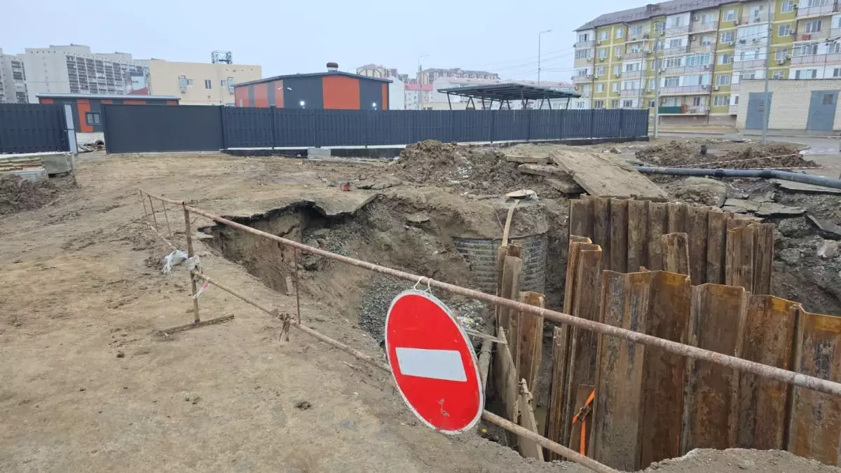 В Нурсае реконструкция КНС создала риск для жилых домов