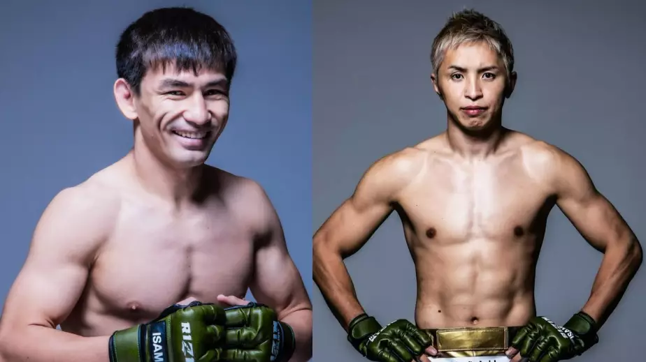 Нокаутер Каршыга Даутбек и экс-чемпион К-1 провели дуэль взглядов перед боем в Японии 