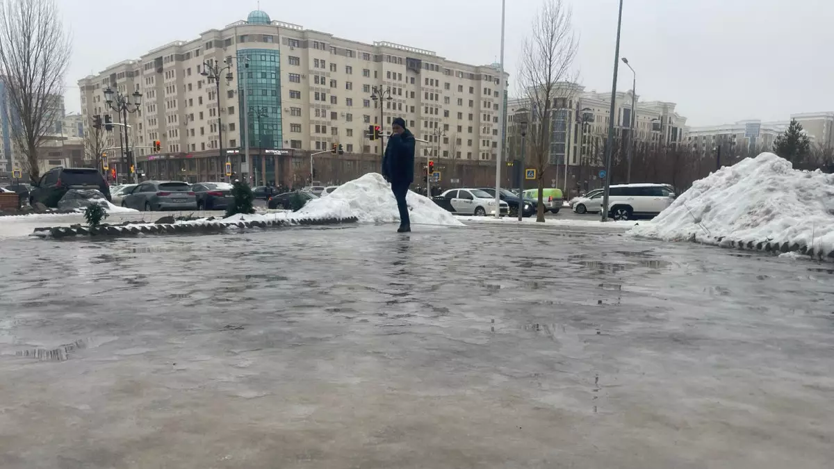 Ледовый апокалипсис в Астане: почему 30 декабря город стал катком