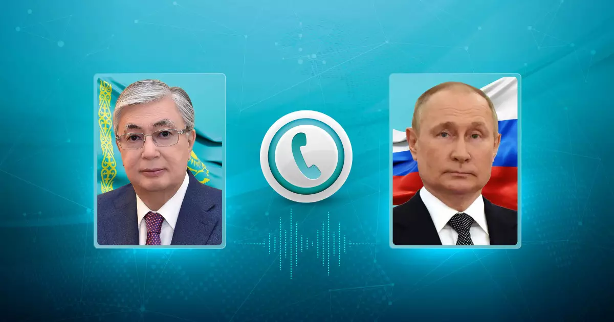   Мемлекет басшысы Қасым-Жомарт Тоқаев Ресей Федерациясының президенті Владимир Путинмен телефон арқылы сөйлесті   