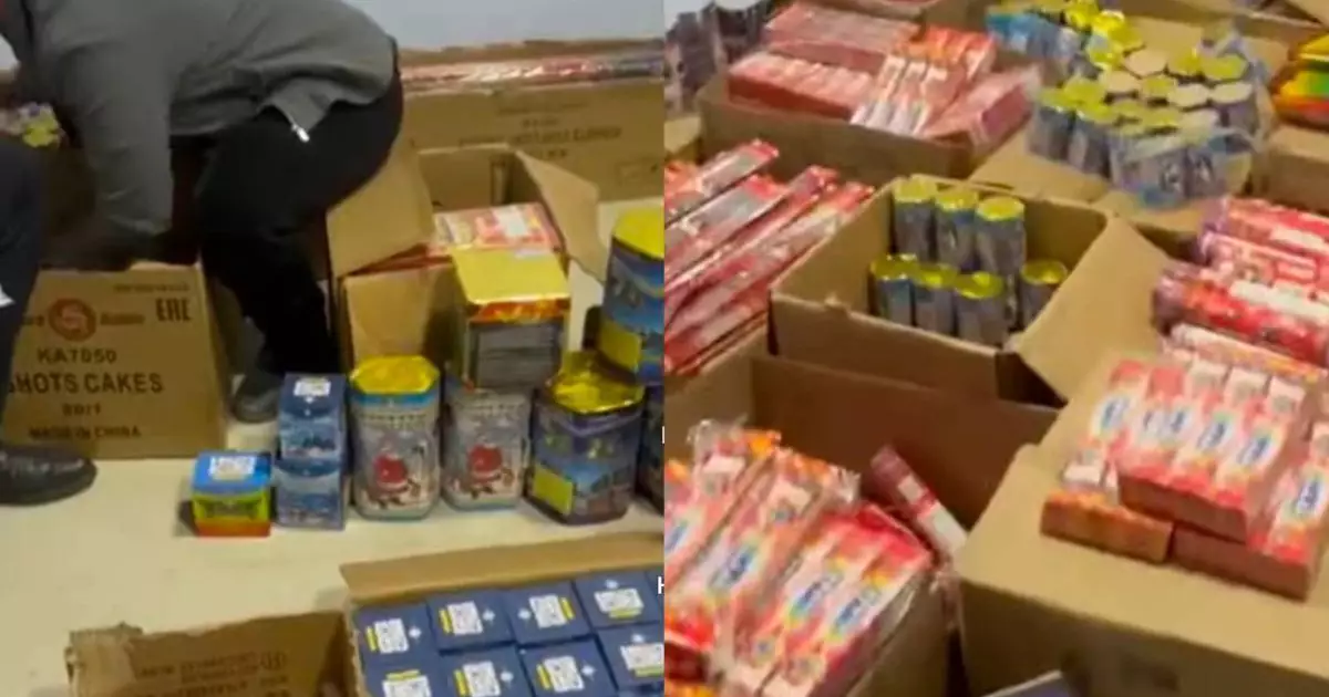  Шымкентте қауіпті пиротехникалық бұйымдар тәркіленді 