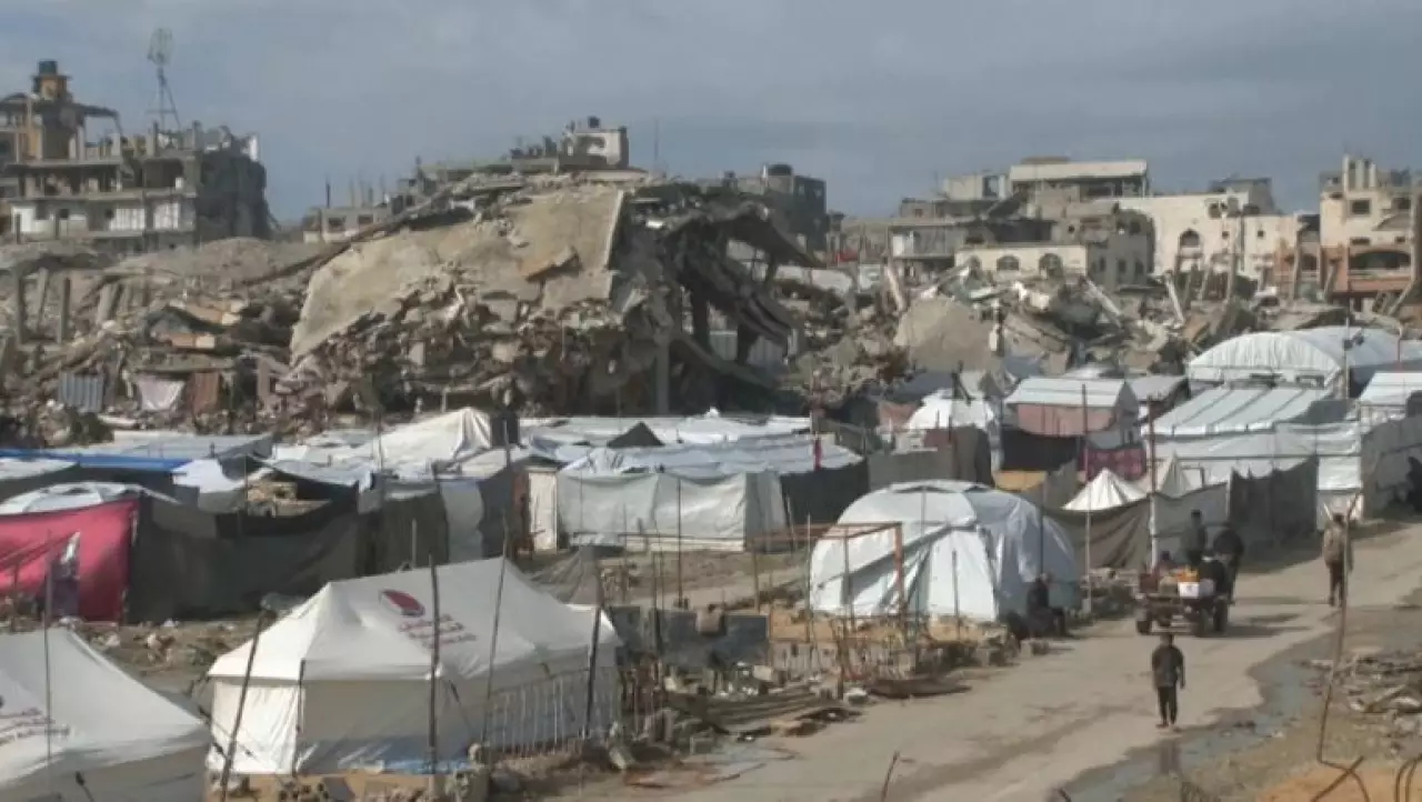 Холод усугубил гуманитарный кризис в Газе