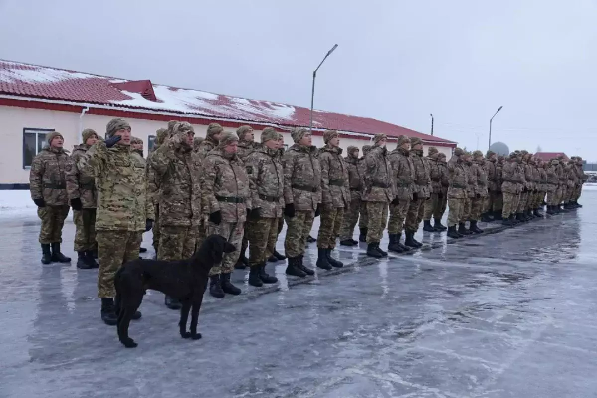 Четвероногий «солдат» служит в войсковой части Вооруженных сил
