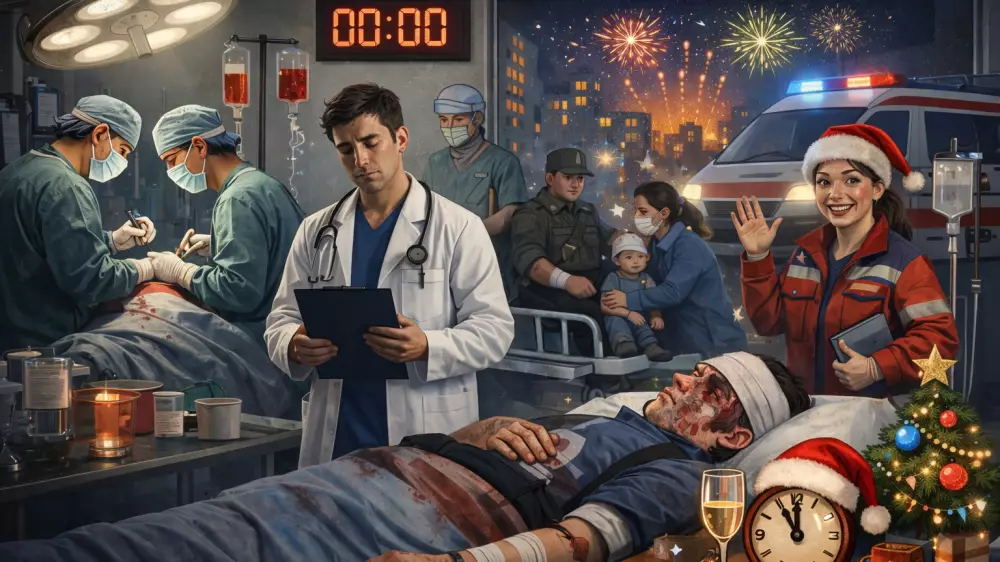 Дежурство в Новый год: что происходит в больнице на праздники