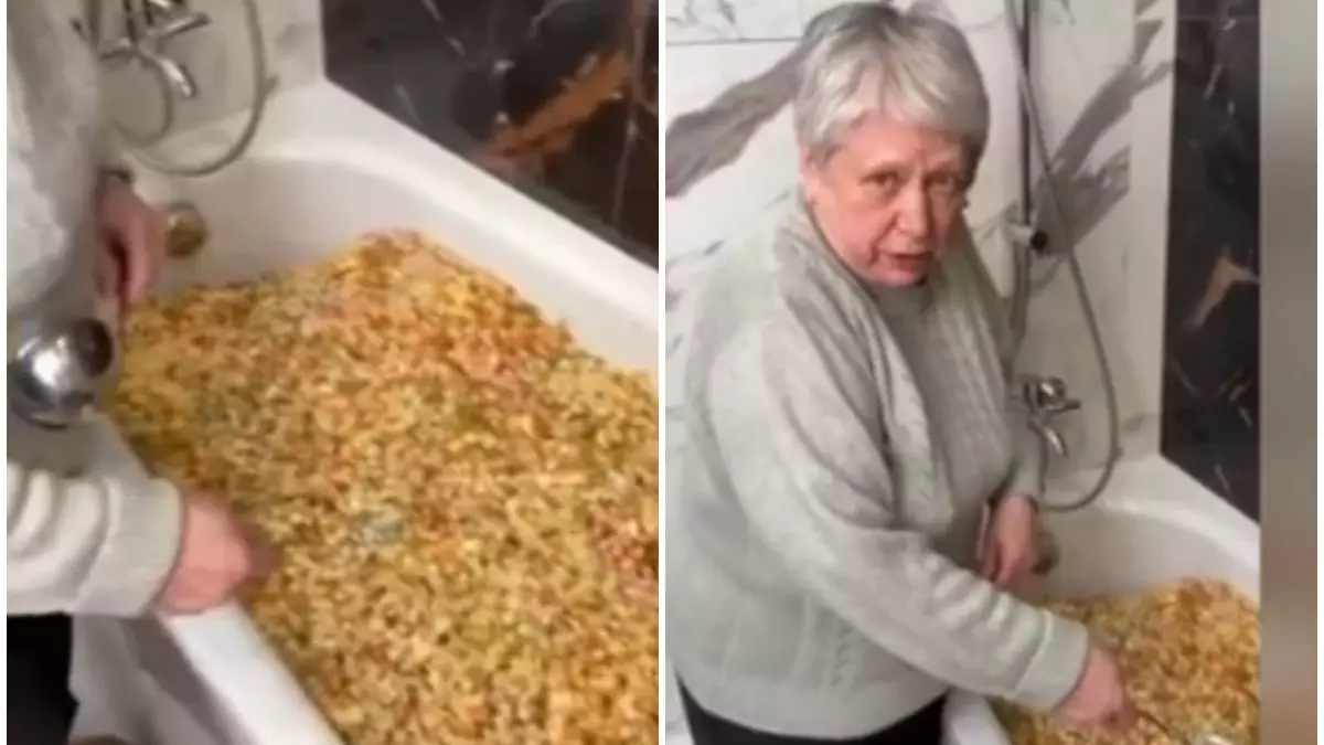 "Ысырап, жиіркенішті": Жаңа жылға бір ванна оливье салатын жасаған қария көптің ашуын тудырды 
