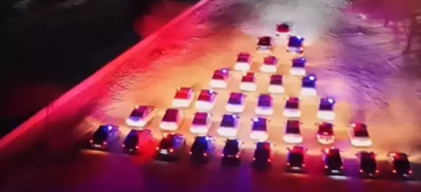 Необычное поздравление с Новым годом устроили полицейские области Абай