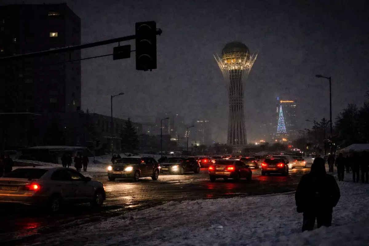 В Астане в канун Нового года произошло отключение электроэнергии