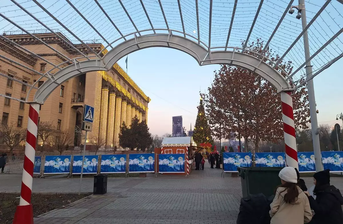 Алматыдағы Астана алаңында Жаңа жылға арналған ауқымды шоу өтеді
