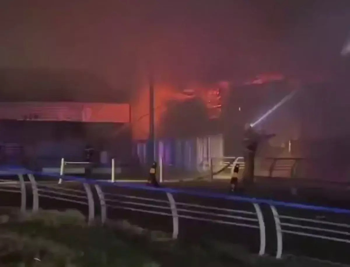 Еще один крупный пожар произошел в Таразе