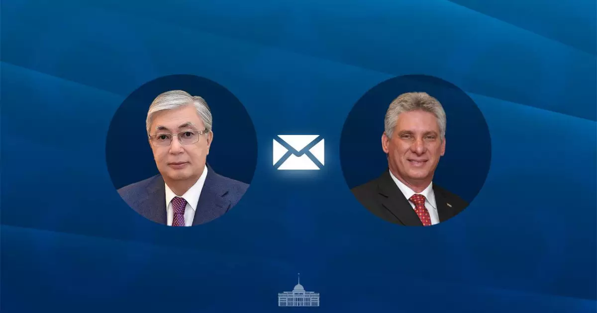   Мемлекет басшысы Куба Президентін құттықтады   