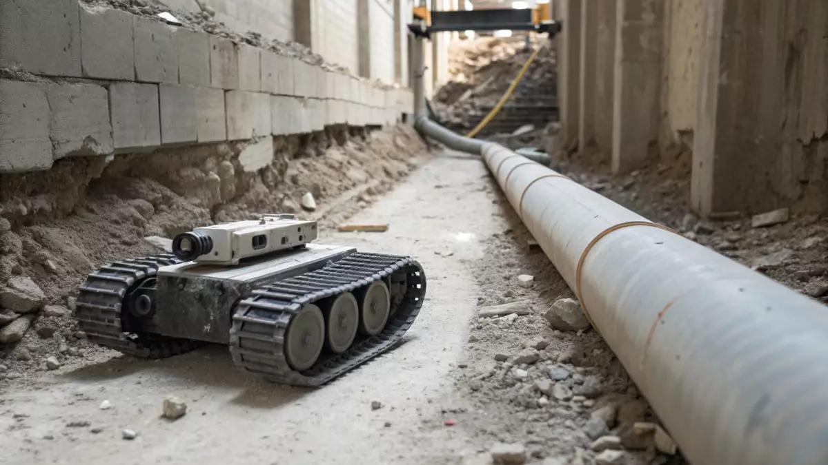 В Италии создали робота с гибким «позвоночником» для труб и завалов