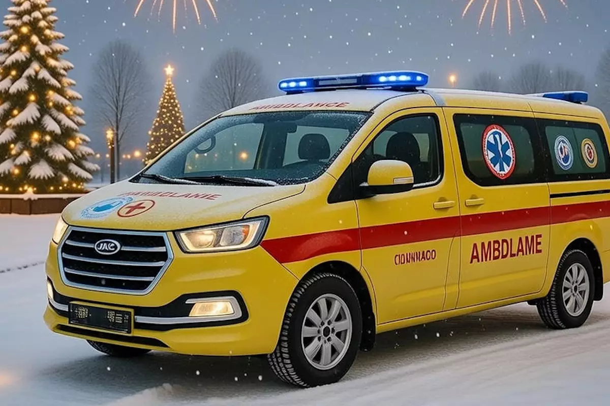 Без травм от фейерверков: как скорая помощь Атырау работала в новогоднюю ночь