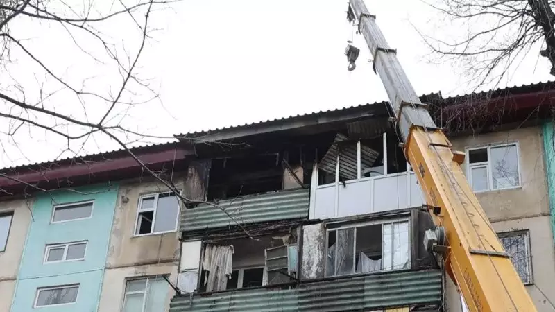 Пожар в канун Нового года: в Таразе объявили ЧС