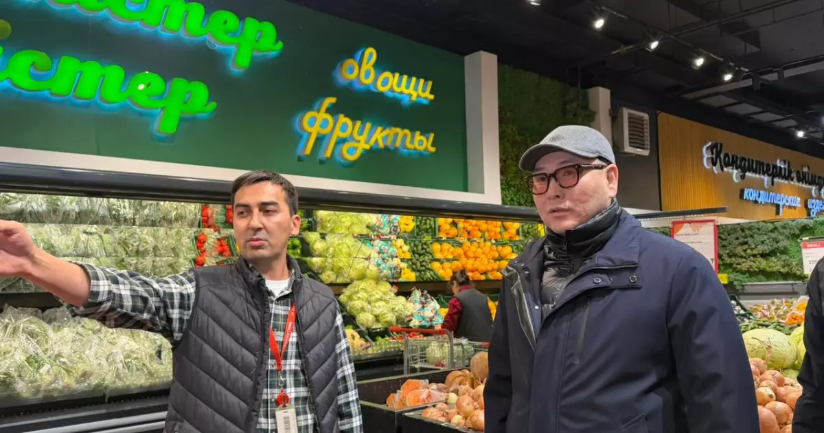   Арман Шаққалиев сауда желілеріне мониторинг жүргізді   