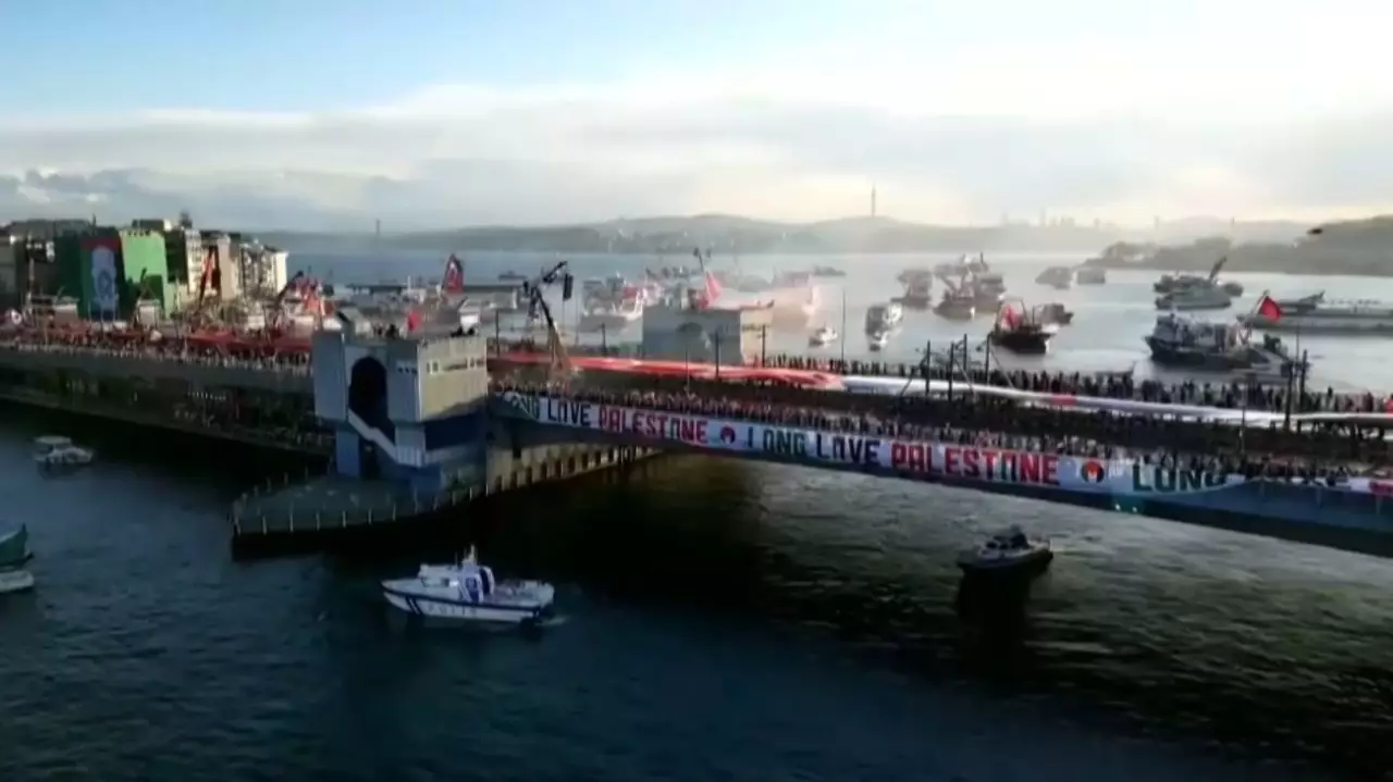 No comment: Палестинаны қолдау шеруі өтті