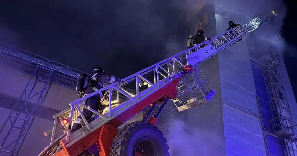  Алматыда 12 қабатты үйден өрт шықты 