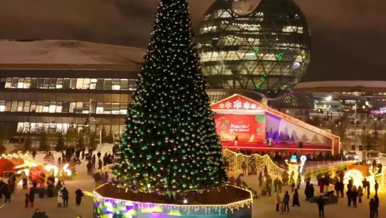 Как преобразилась зимой Астана