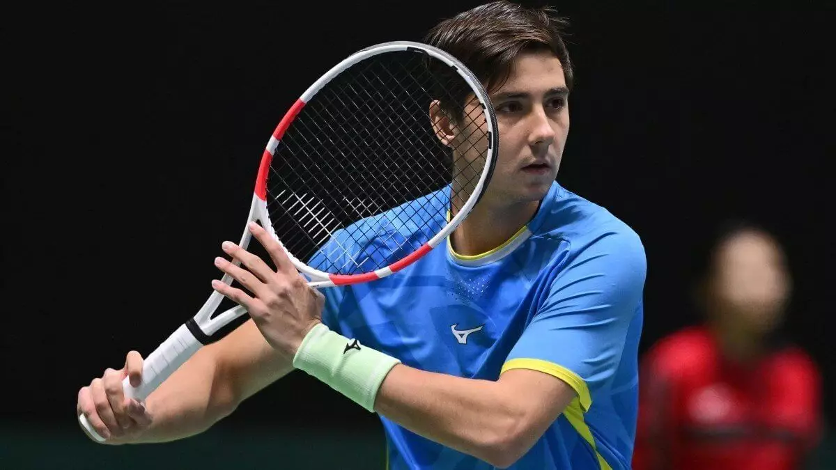 Разгромом завершился матч казахстанского теннисиста в Австралии