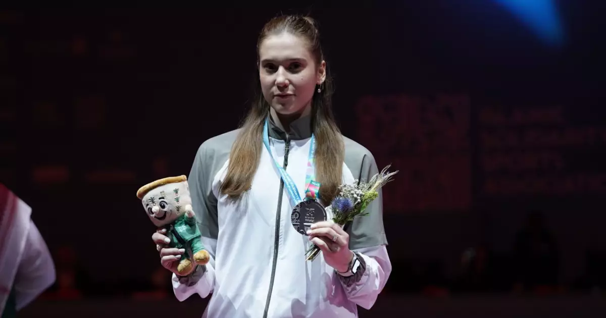   Софья Актаева семсерлесуден Әлем кубогы кезеңінде күміс жүлдеге ие болды   