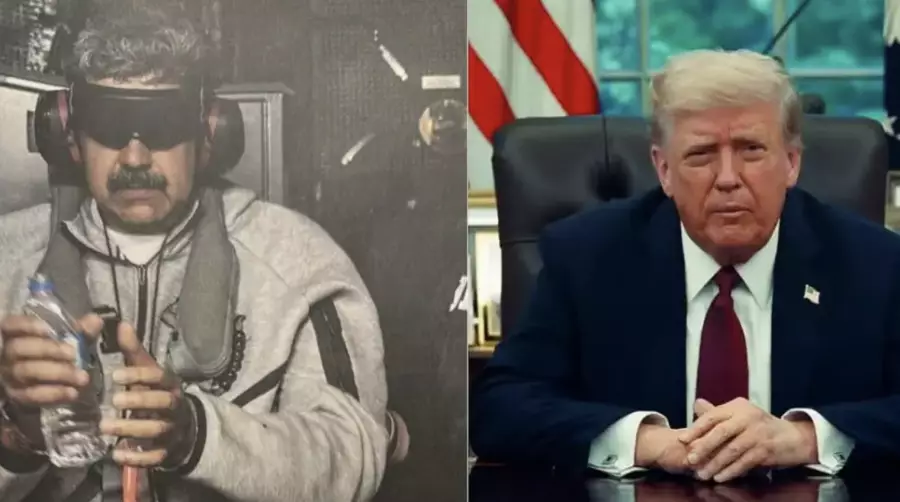 Трамп Мадуроның ұсталғаннан кейінгі суретін жариялады