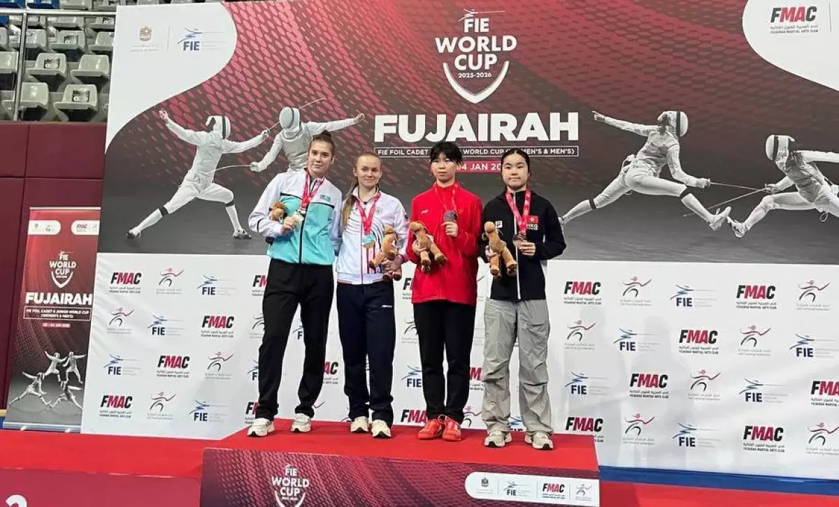 Алматинские фехтовальщики завоевали медали Кубка мира в ОАЭ