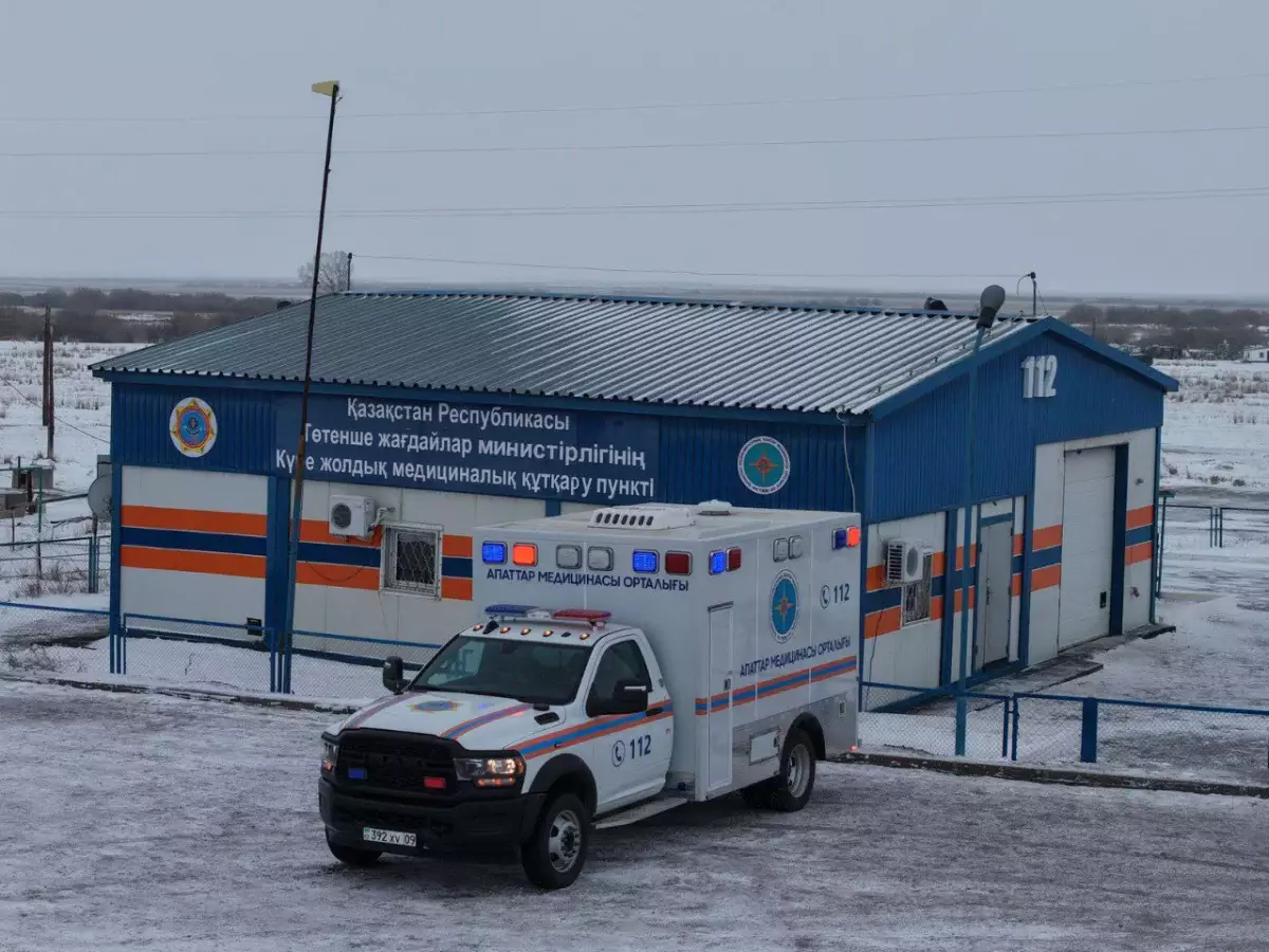 Первый в Карагандинской области реанимобиль отправляется на дороги региона