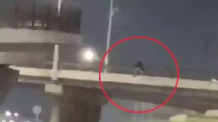 В Ташкенте пьяный мужчина пытался спрыгнуть с моста