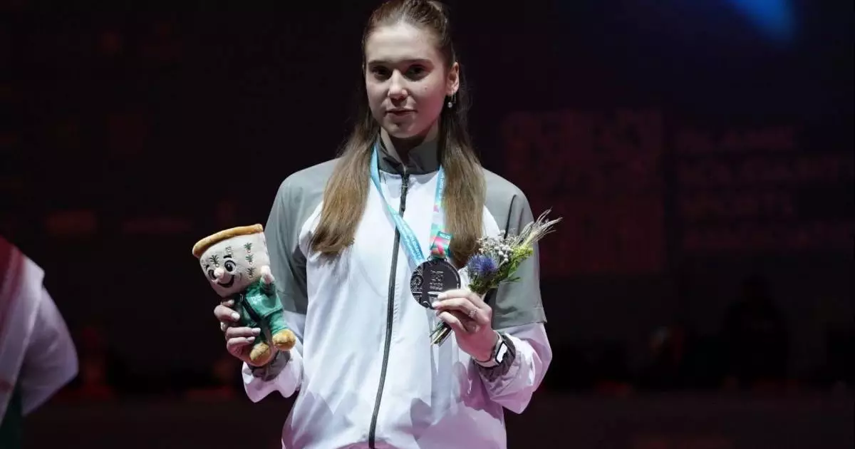  София Актаева семсерлесуден күміс жүлдеге ие болды 