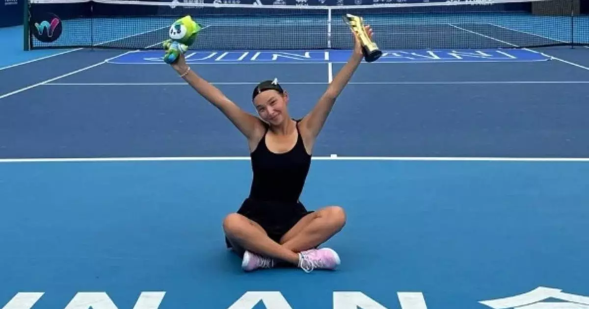  Теннисші Аружан Сағындықова Үндістандағы турнирде жеңіске жетті 