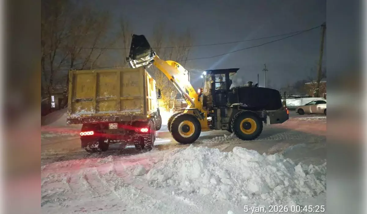Больше 1,6 млн кубометров снега вывезли из Астаны с начала зимы