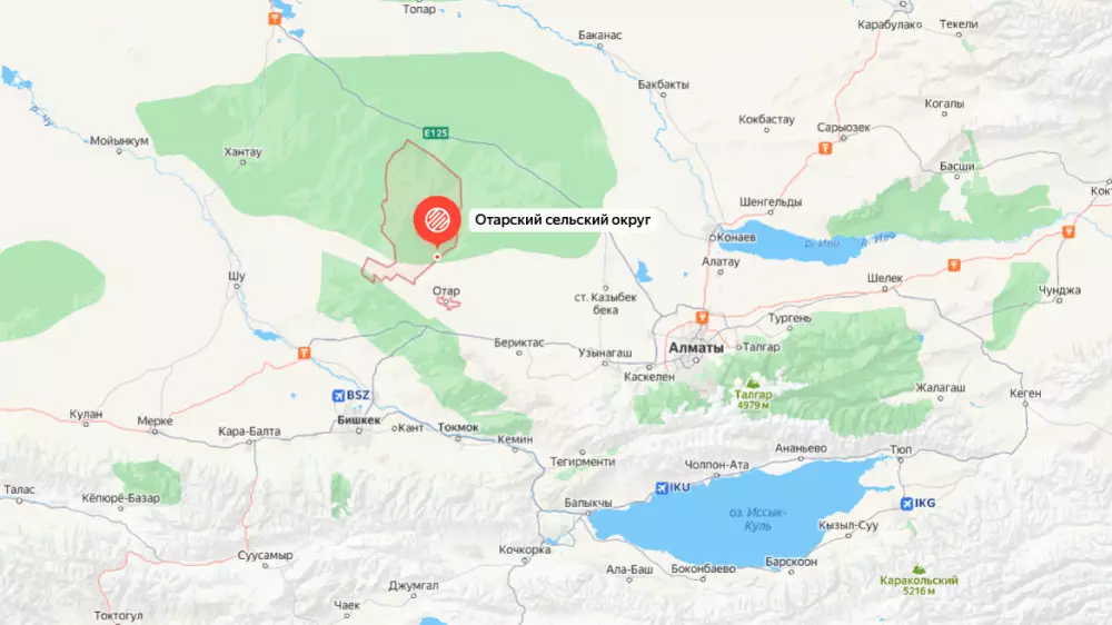 Землетрясение произошло на юге Казахстана