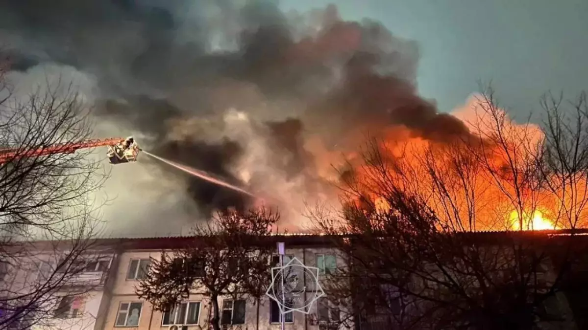 Таразда жаңа жылда өртенген тұрғын үйдің шығыны 200 млн теңгеге бағаланды