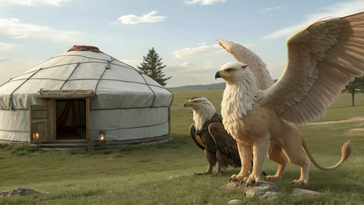 Мир сходит с ума по грифонам - мифическим зверям родом из Казахстана