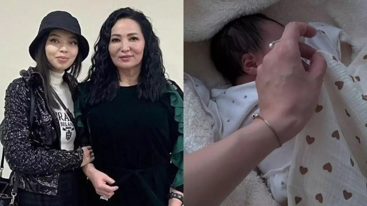 "Ханшайымды өмірге әкелді": Гүлзира Айдарбекова халықтан сүйінші сұрады (ВИДЕО) 