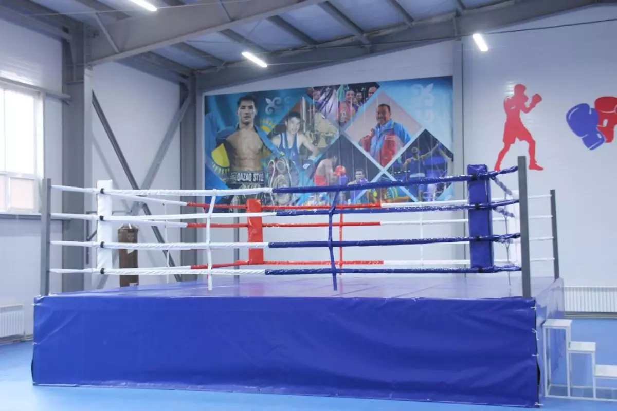 Новый зал бокса открыли в Уштобе: современный спорткомплекс
